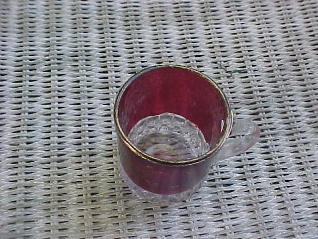 RUBY STAINED GLASS, MUG, SOUVENIR MATTOON ILLINOIS - Image 2 of 4