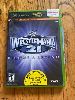 XBOX WWE WRESTLEMANIA 21: BECOME A LEGEND W/ MANUAL 2005