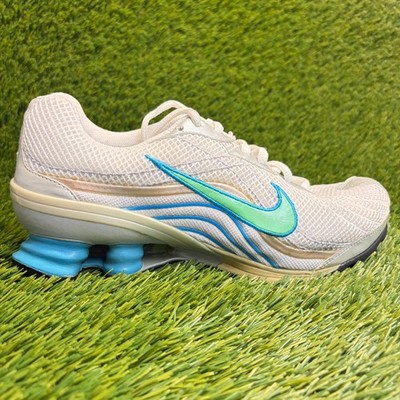 Nike Shox Vivify+ Womens Size 7.5 White Blue Athletic Running Shoes Sneakers