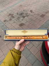 Vintage Alexander Heinrich Wooden Recorder Blockfl te Germany Original Case 1951