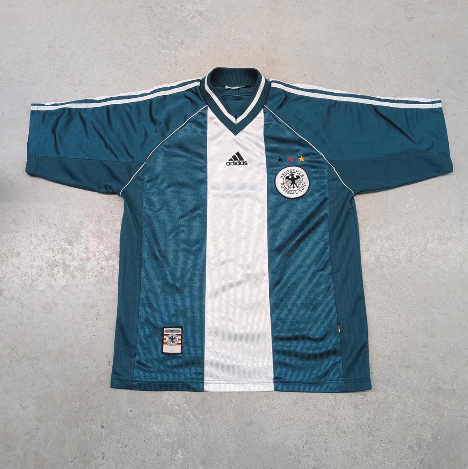 Vintage 1998-00 Germany Deutschland AWAY Adidas Jersey Kit