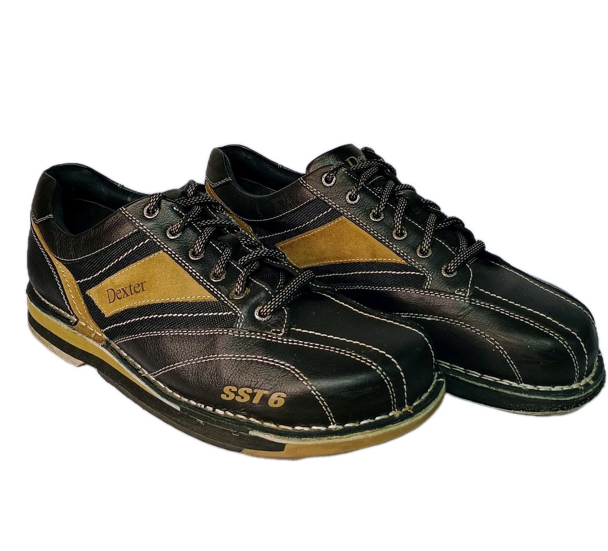 DEXTER SST6 LZ Black/Sone Bowling Shoe SZ 13 2W Extra Wide