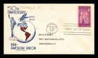 Dr Jim Stamps 3c Pan American Union First Day Cover J W Clifford Cachet