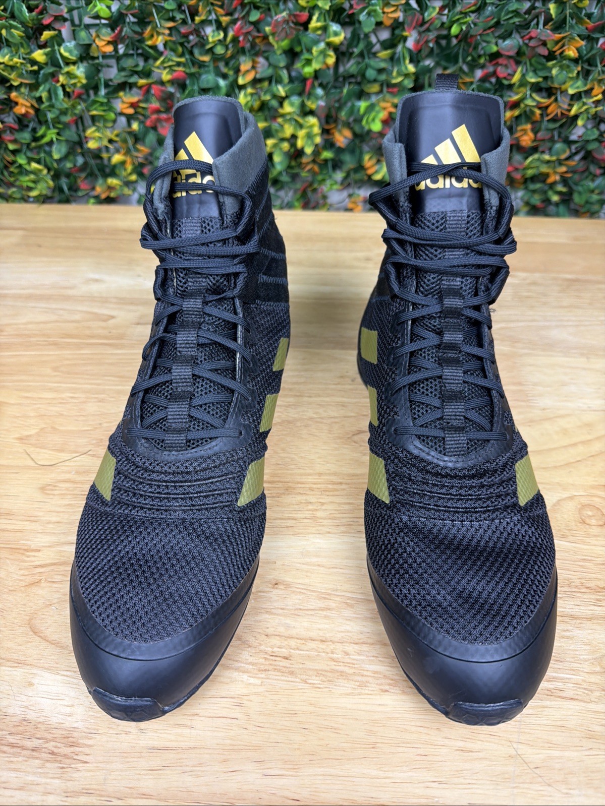 Adidas Speedex 18 Boxing Boots Sparring Boxing Trainers Shoes Black Mens 9 GUC thumbnail 2