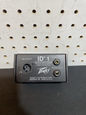 Peavey ID-1 Musical Instrument Direct Interface Box   Vintage   Tested / Used