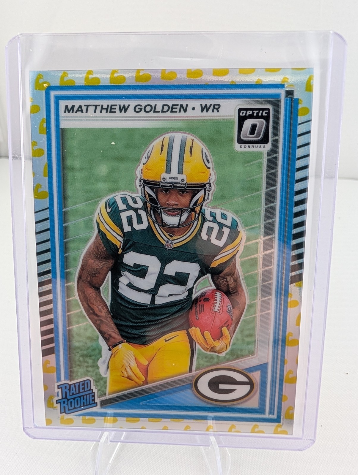 Panini 2025 Donruss Optic Rated Rookie Matthew Golden Packers #205 Flex /199