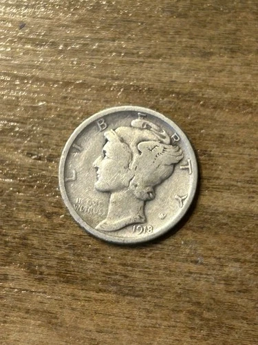 1918D Mercury Dime VG