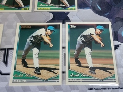 ROBB NEN 1994 Topps Rookie GOLD Insert w/ Sister #284.  MARLINS