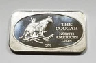 The Cougar | .999 Silver 1oz Bar | Vintage US Silver Corporation , 1974