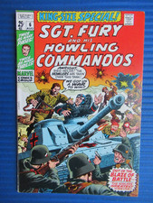 SGT. FURY & HIS HOWLING COMMANDOS KING-SIZE SPECIAL # 6 - (FN+) -BLAZE OF BATTLE