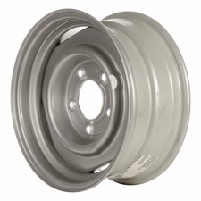15x6.5 4 Slot Refurbished Steel Wheel Painted Silver 560-01240