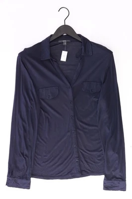✅ Esprit Langarmbluse Regular Bluse für Damen Gr. 48, XXL blau aus Viskose ✅ - Bild 1 von 4