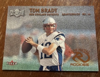 2000 Fleer Metal - Rare Metal Rookies Tom Brady #267 (RC) Very Good Condition
