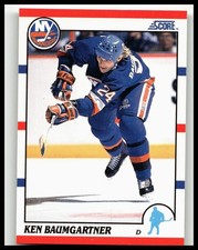 1990-91 Score American #265 Ken Baumgartner New York Islanders Rookie