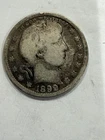 1898 Silver Standing Quarter In Fine Condition 53