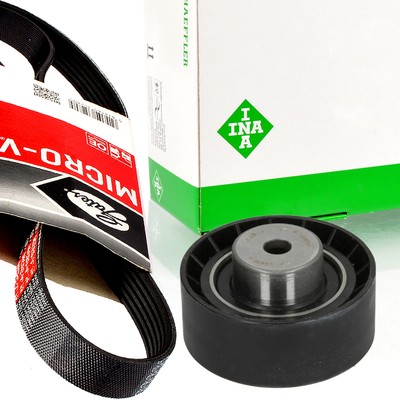GATES 5PK1163 Keilrippenriemen + Rolle für ROVER 200 II 25 I 45 MG