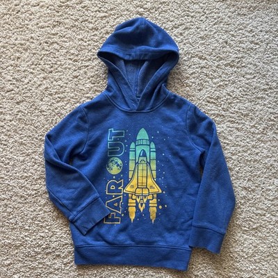 Boys Size 6 Space Theme Jumping Beans Softest Fleece Hoodie