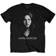 Image of David Gilmour 'Half-tone Face' (Black) T-Shirt