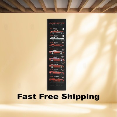 CORVETTE 2'X8' BANNER FLAG
