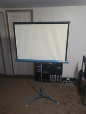 Vintage Da-Lite Flyer Projector Screen Sold As Is