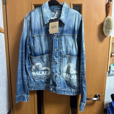 PALACE x EVISU Jeansjacke XL 2024 Limited Collaboration Neu mit Etikett