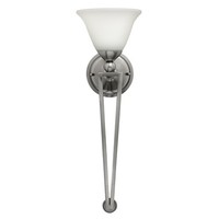 Weiß Nickel Klassisch Wandleuchte Leuchter 1X60W/E27 19,8X22,9X66 [Cm]