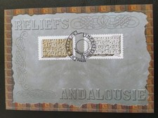 Carte 1er Jour Timbre Impressions Reliefs Andalousie N° 656/657 Obl Paris 2012