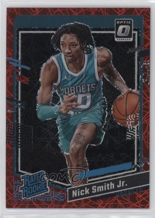 2023 Donruss Optic Rated Red Velocity Prizm 227/299 Nick Smith Jr Rookie RC 1bi0