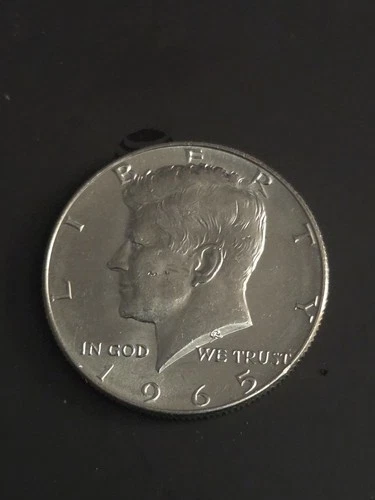 1965 KENNEDY HALF Dollar 40 % SILVER SMS UNCIRCULATED 50c JFK US Coin
