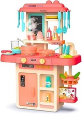 Storio Toys Kitchen Set for Kids Girls Big Cooking Set Light and Sound .