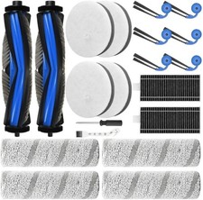 20 Pcs Accessories kit for Ecovacs Deebot X11 OmniCyclone 2 Main Brush 4 Roller