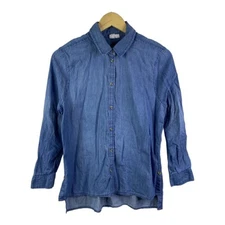 Melrose And Market Button Down Shirt Denim Women's Small