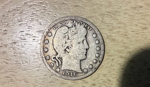 1916-P Barber Silver Quarter 25c Set Break Better Date