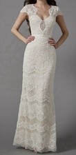 Catherine Deane ivory lace bridal dress, retails $1900, new with tags