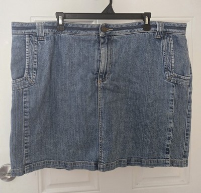 Route 66  Denim Mini Skort Women s Size 22W B1