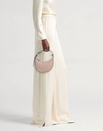Valentino Garavani - Women - Pebbled-leather Hobo bag - Light brown