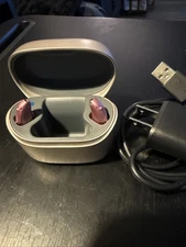 PHONAK AUDEO L70-RL RECHARGEABLE WATERPROOF HEARING AIDS And Charger. Rose Pink