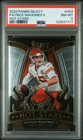2020 PANINI SELECT HOT STARS #HS3 PATRICK MAHOMES II PSA 8