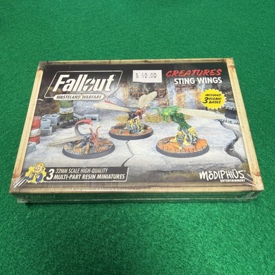 Modiphius Entertainment Fallout Wasteland Warfare Creatures Sting wings NIB New 