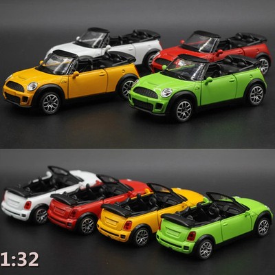 1:32 MINI Cooper Convertible Sports Car Alloy Car Model Sound and Light Version