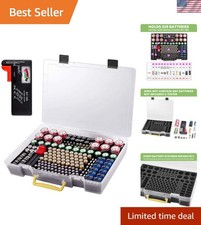 Elegant Battery Storage Organizer BT-168 Tester - Holds 225 Plus Various Sizes