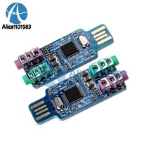 10/20/50PCS CM108 USB Sound Card Driver Free Laptop Computer External Sound Card