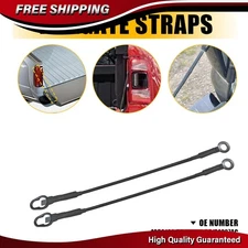 Pair Tailgate Tail Gate Rear Support Cable Strap For 1987-2010 Dodge Dakota