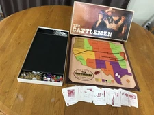 VINTAGE 1977 THE CATTLEMEN COMPLETE WESTERN STRATEGY BOARD GAME S&R USA MADE