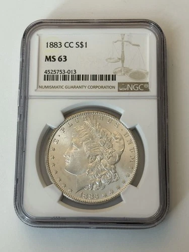 1883-CC MS63 Morgan Silver Dollar