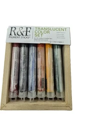 R&F Handmade Paints - Professional Oil Pigment Stick Translucent Colors Set of 6