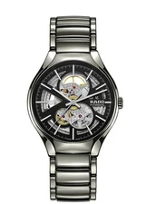 Rado True Automatic Open Heart  High Tech Ceramic Black Skeleton - R27510152 -