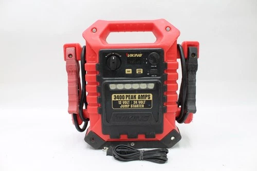 VIKING 3400 Peak Amp Pro Portable Car Battery Jump Starter & Power Pack, 57084