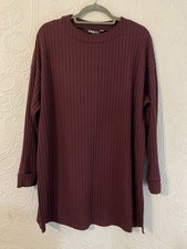 Lovely Ladies Burgundy Jumper Size 20 From Yours