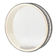 1Pc Transparent Wooden Hand Drum with Beads for Sound Effects